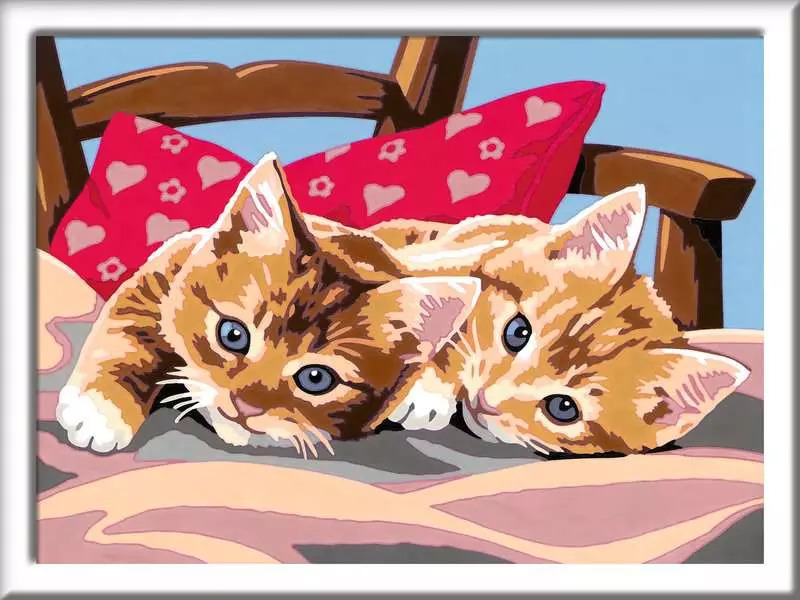 Ravensburger Creart - 2 Chats Calins